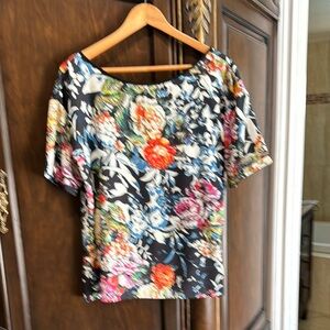 Floral Multicolor Women's Top fusion size10